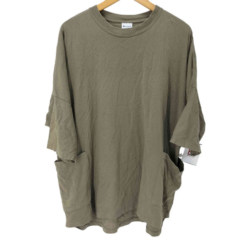 チャンピオン Champion 25SS ドルマン キャンプポケット Tシャツ  メンズ JPN:XL